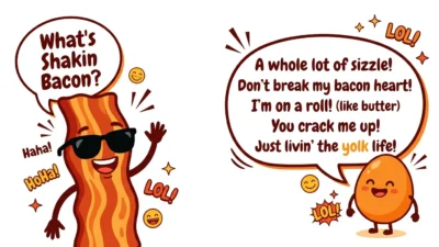 Funny Responses to What’s Shakin Bacon