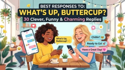 Best Responses to What’s Up Buttercup