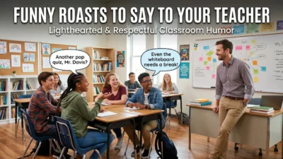 Funny Roasts to Say to Your Teacher