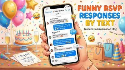 Funny RSVP Responses by Text