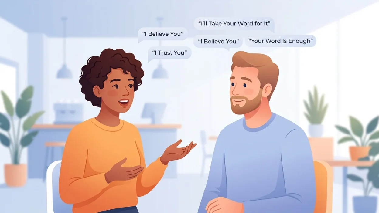 Synonyms for “I Will Take Your Word for It