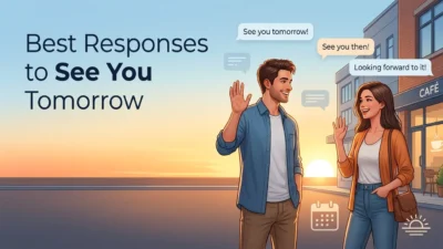 Best Responses to See You Tomorrow