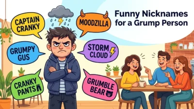 Funny Nicknames for a Grump Person