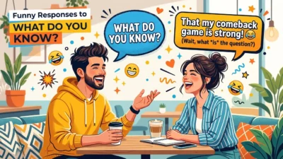 Funny Responses to What Do You Know