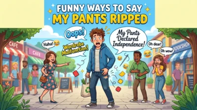 Funny Ways to Say My Pants Ripped