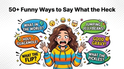 Funny Ways to Say What the Heck