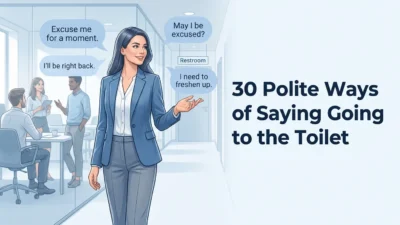 Polite Ways of Saying Going to the Toilet