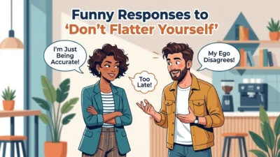 30 Funny Responses to “Don’t Flatter Yourself”