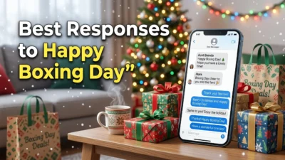 Best Responses to “Happy Boxing Day”