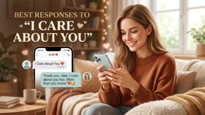 Best Responses to “I Care About You”