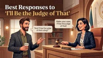 Best Responses to “I’ll Be the Judge of That”