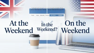 At the Weekend or On the Weekend or In the Weekend