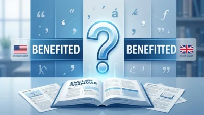 Benefited or Benefitted