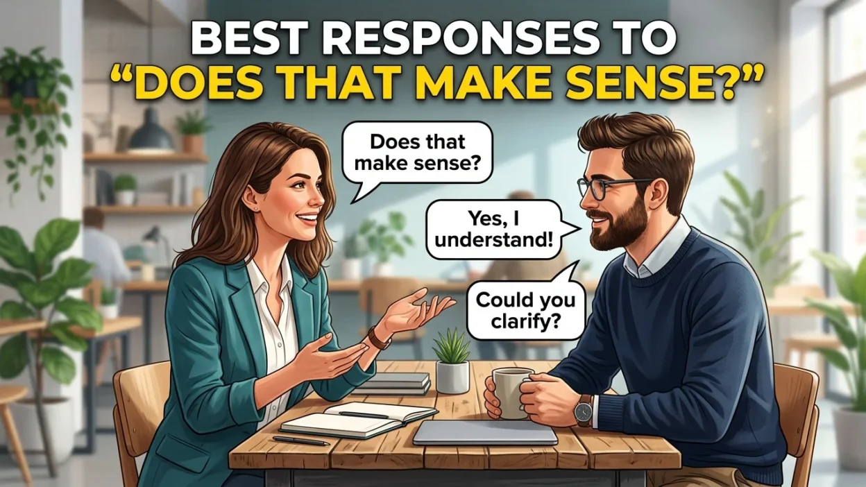 Best Responses When Someone Says “Does That Make Sense?”