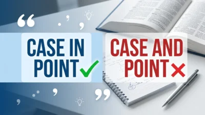 Case in Point or Case and Point