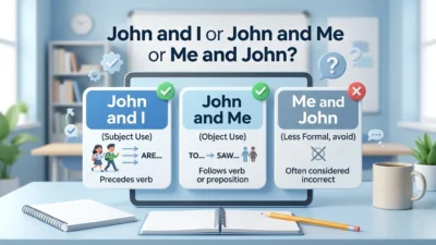 John and I or John and Me or Me and John