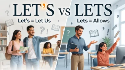 Let’s vs Lets