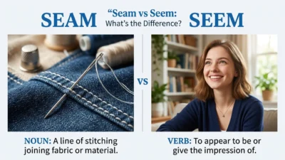 Seam vs Seem