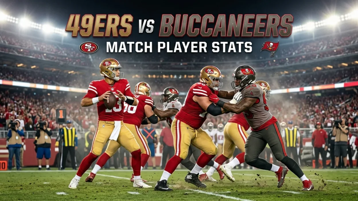 49ers vs Tampa Bay Buccaneers Match Player Stats