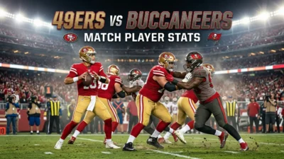 49ers vs Tampa Bay Buccaneers Match Player Stats