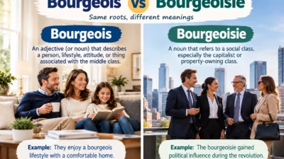 Bourgeois vs Bourgeoisie