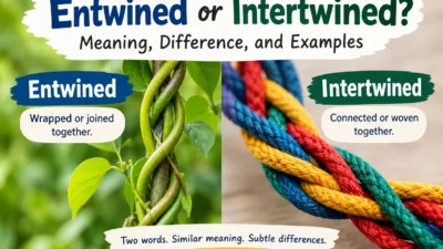 Entwined or Intertwined