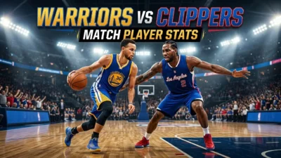 Golden State Warriors vs LA Clippers Match Player Stats