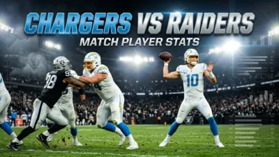 Los Angeles Chargers vs Las Vegas Raiders Match Player Stats