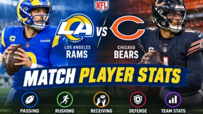 Los Angeles Rams vs Chicago Bears Match Player Stats
