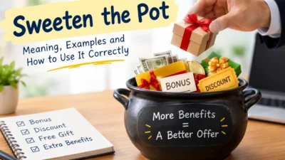 Sweeten the Pot