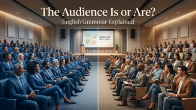 The Audience Is or Are