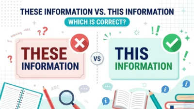 These Information vs. This Information